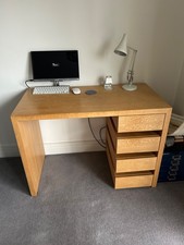 Habitat oak veneer desk
