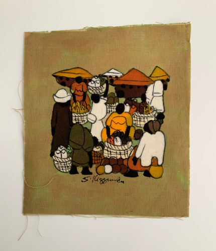 Vintage original batik fabric - vintage,
