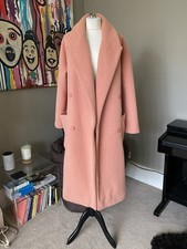 Topshop long peach jacket coat - topshop,