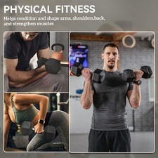 2 x 6kg Hex Dumbbells Set –