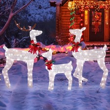 3pcs Lighted Christmas