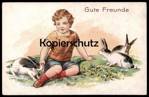 Vintage postcard good - postcard, friends