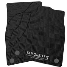 To fit Mitsubishi Shogun SWB/Pajero SWB 2000-2006 Checker Rubber Car Mats [D]