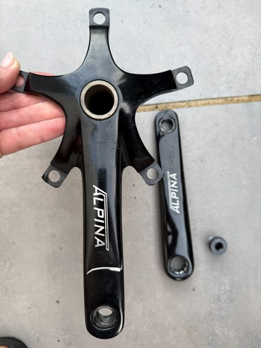 Alpina 165 track - 165, cranks