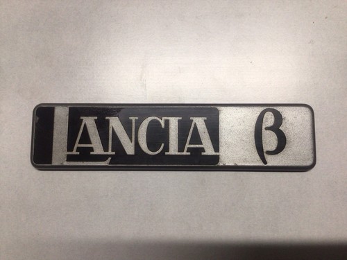 Lancia beta badge - beta,