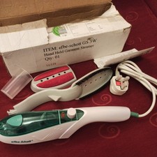 EFBE = SCHOTT HANDY GARMENT STEAMER opened never used , packaging damaged.