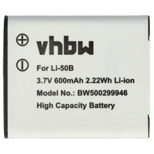 Battery for Panasonic HX-WA3 HX-WA20EG HX-WA30EG HX-WA30 HX-WA20 HX-WA2 600mAh