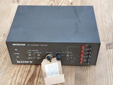Sony betacam alignment - betacam, pb