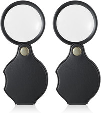 2 Pcs Small Magnifying Glass
