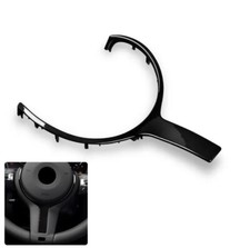 BMW 1 2 3 4 5 6 Series X5 X6 M Sport Gloss Black Steering Wheel Central Trim