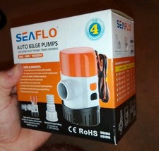 Seaflo 13B Timer Sensing Auto Bilge Pump - 12V, 1100GPH, 4.0A (SFBP1-G1100-13B)