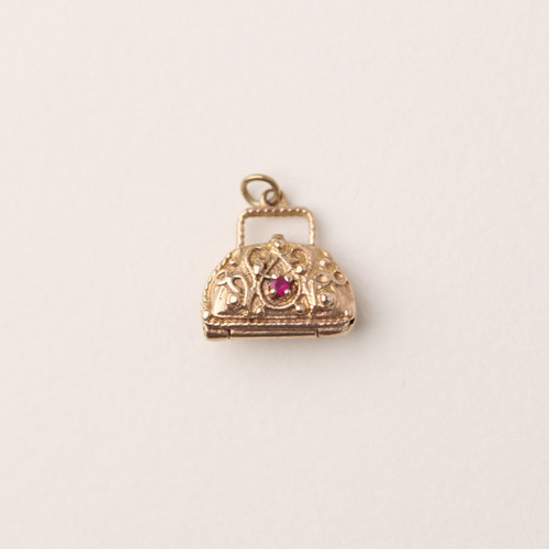 Vintage 9ct gold ruby - vintage,