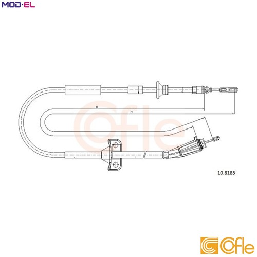 Cable pull parking brake - pull,