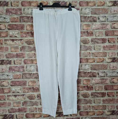 Sarah pacini linen trousers - pacini,