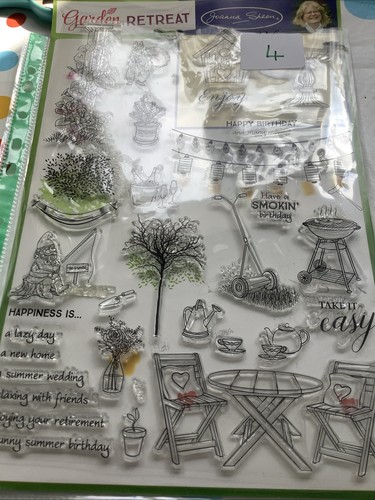 Garden retreat stamp set - set, no4