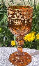 c 1870s BOHEMIAN MOSER  WATER