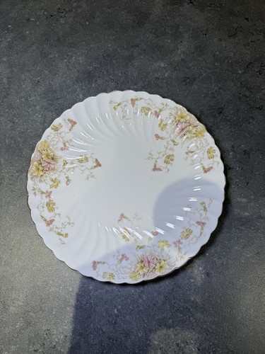 Vintage floral swirl plate - vintage,