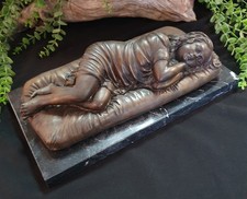 Bronze sculpture sleeping - a,