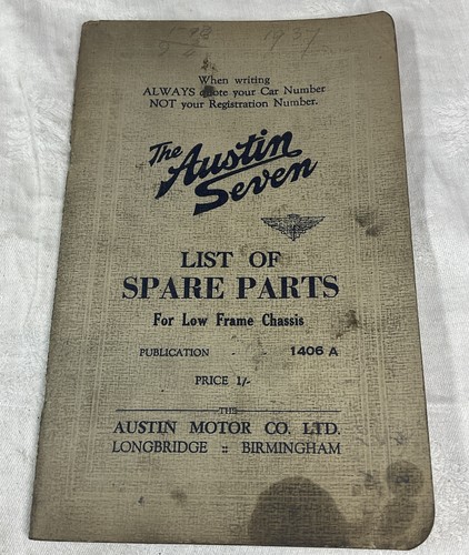 Vintage austin seven low - austin, 7