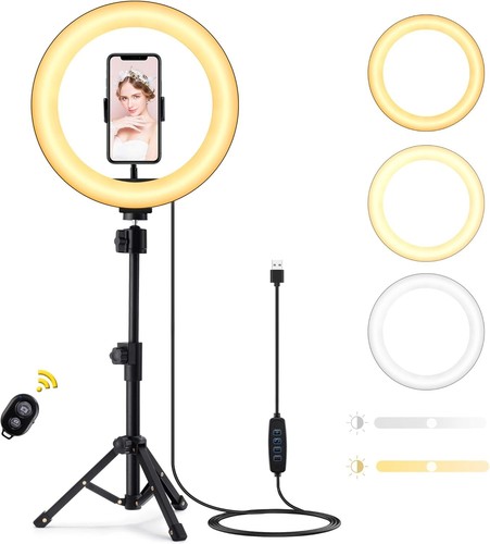 Ring light with 8 - 10", 8"