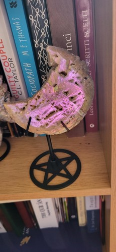 Rainbow aura coated sphalerite - aura,