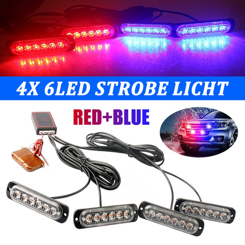 6led red blue - 6led, red&blue