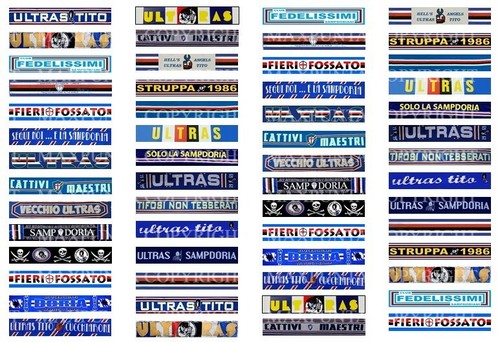 Subbuteo stickers sampdoria - subbuteo,