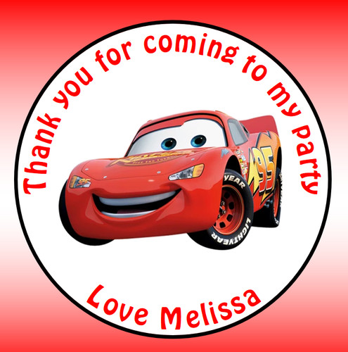 Personalised disney cars - personalised,