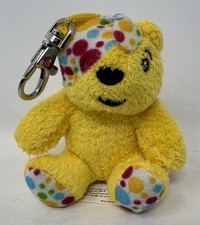 Pudsey Bear Key Ring Children In Need Bag Charms (L7) Soft Toys Plush BBC 2007
