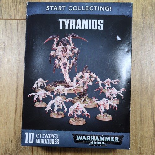 Start collecting tyranids in - start,