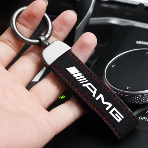 Luxury leather keychain for - keychain,