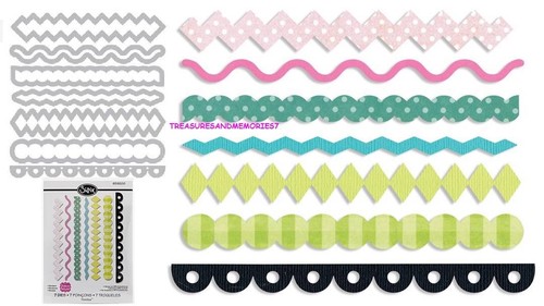 Sizzix thinlits borders dies - thinlits, 7