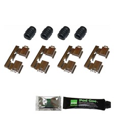 Rear brake pad fitting kit - fitting,
