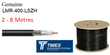 LMR-400-LSZH Low smoke, Non Toxic coaxial 50 Ohm Low Loss coax  2-8m