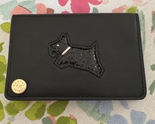 Radley London Pivoted Leather Card Holder with Sequin Radley Dog 
