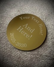 25mm Engraving Plate. 6