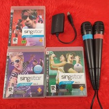 ps3 SINGSTAR x3 Games + 2 Sing