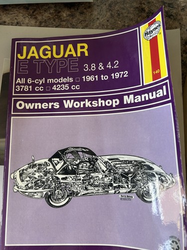 Jaguar type haynes owners - e,
