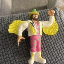 WWE MACHO MAN RANDY SAVAGE HASBRO WRESTLING ACTION FIGURE WWF SERIES 5 1991