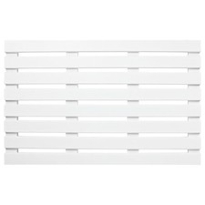 LARGE WHITE BATHROOM WOODEN DUCK BOARD NATURAL WOOD RECTANGULAR SHOWER BATH MAT 