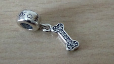 Pandora 'I Love My Dog' Dangling Bone