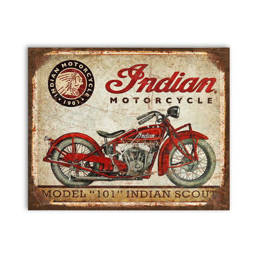 Indian 101 tin sign - , retro
