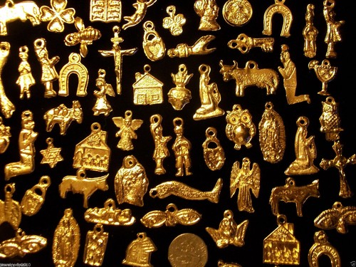 100 milagro charms mexican - 100,