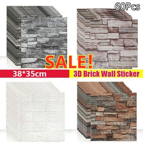 60pcs self adhesive tile - 60pcs, 3d