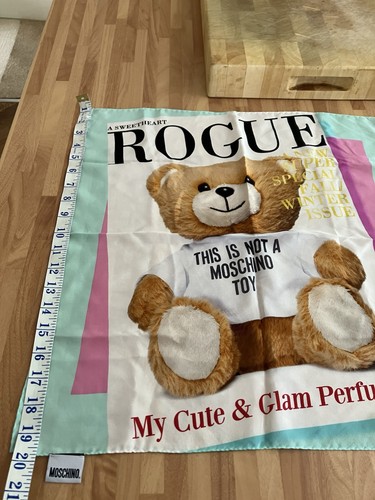 Moschino silk scarf with - silk, bear