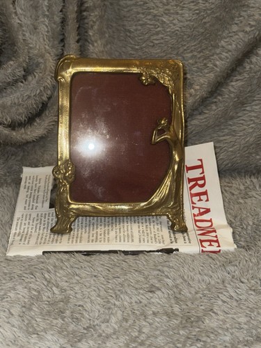 Brass art nouveau dressed - brass,