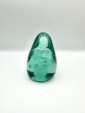 Big and Heavy Victorian Dump Glass Paperweight Flower Design