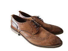 NEXT tan leather shoes size 8