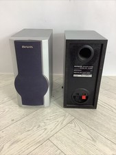 Aiwa Micro Stereo System Speaker Set Of 2 Model SX-MS7 Tested Working @hc#K