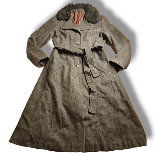 Vintage 1970 grey wool long - 1970's,